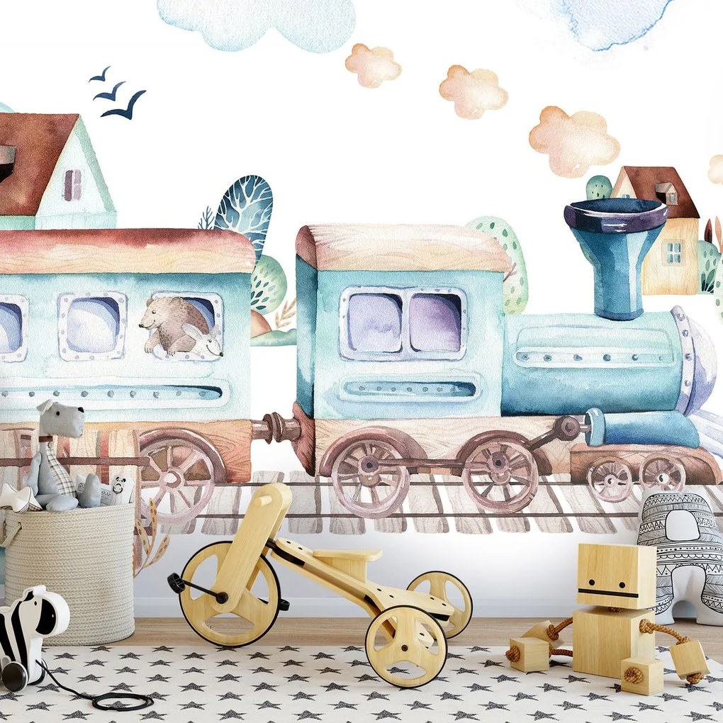 Fototapet - Excursie cu tren (152,5x104 cm)