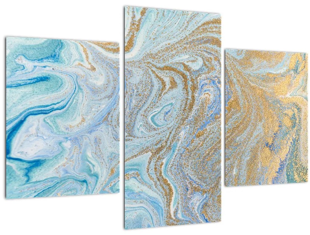 Tablou - Marmură albastră (90x60 cm)