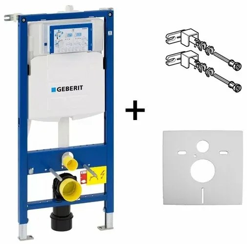 Rezervor wc cu cadru incastrat Geberit Duofix Sigma UP320 sistem de fixare si set izolare fonica