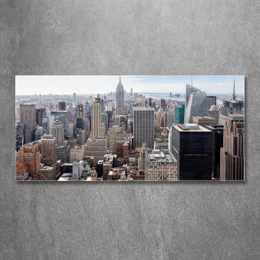 Tablou pe sticlă acrilică New york