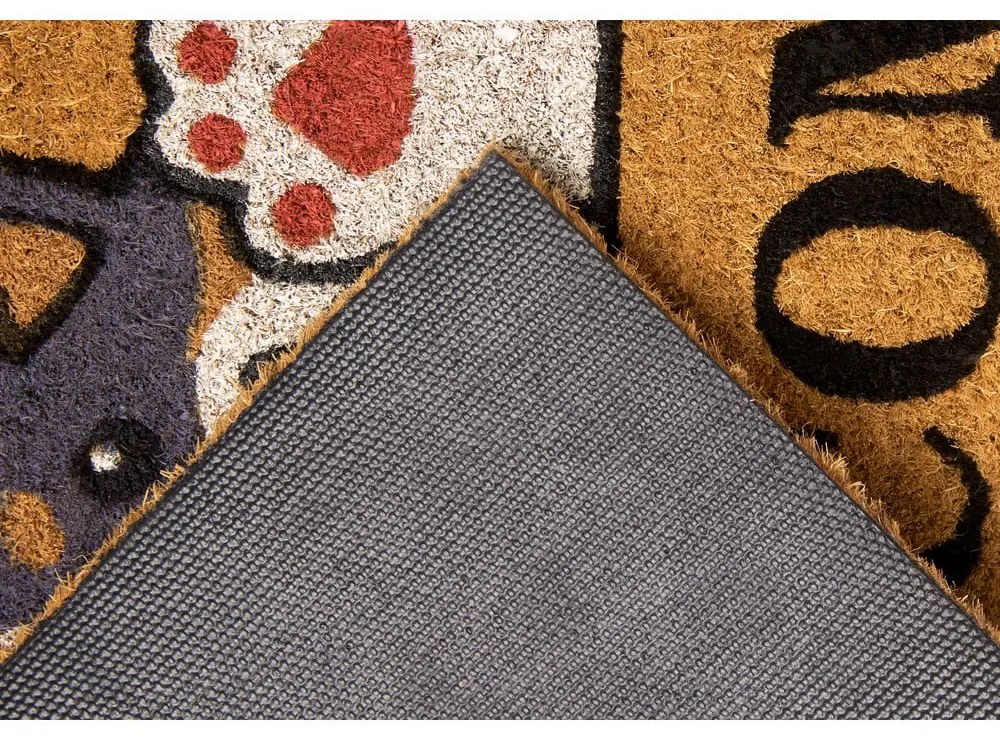 Covoraș de intrare din fibre de cocos 75x45 cm Welcome & Dog - Hanse Home