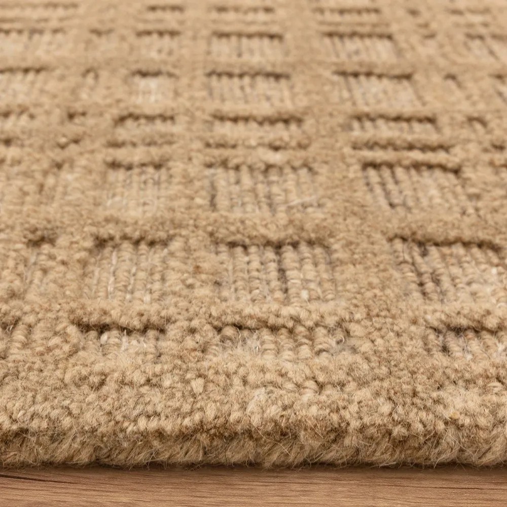 Covor bej țesut manual din amestesc de lână 160x230 cm Thatch Honey – Asiatic Carpets