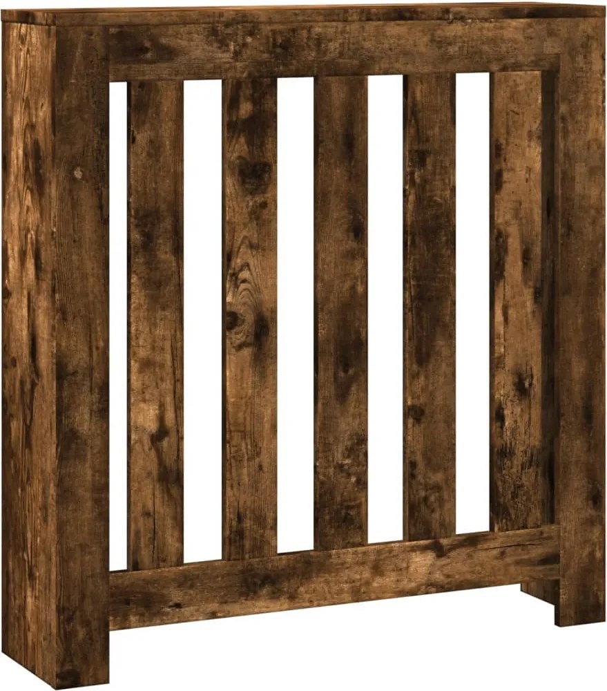 vidaXL Mască pentru calorifer stejar fumuriu 78x20x82cm lemn prelucrat