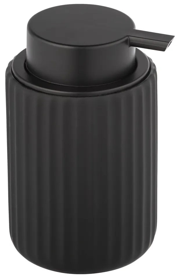 Dozator din ceramică pentru săpun Wenko Belluno, negru