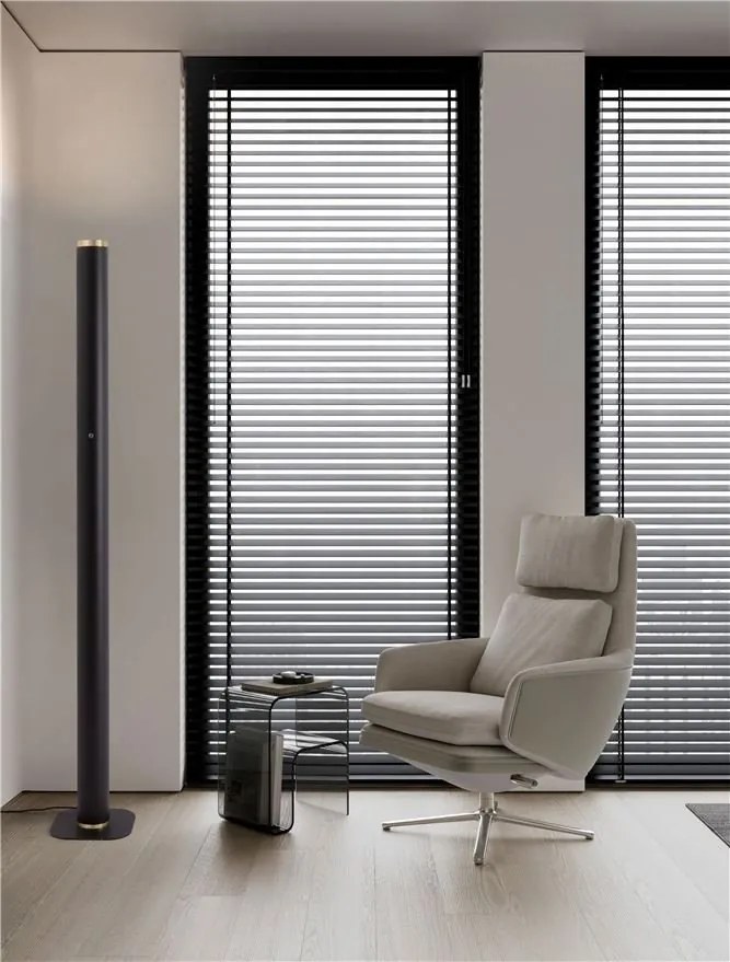 Lampadar, lampa de podea LED ORIN negru 45W