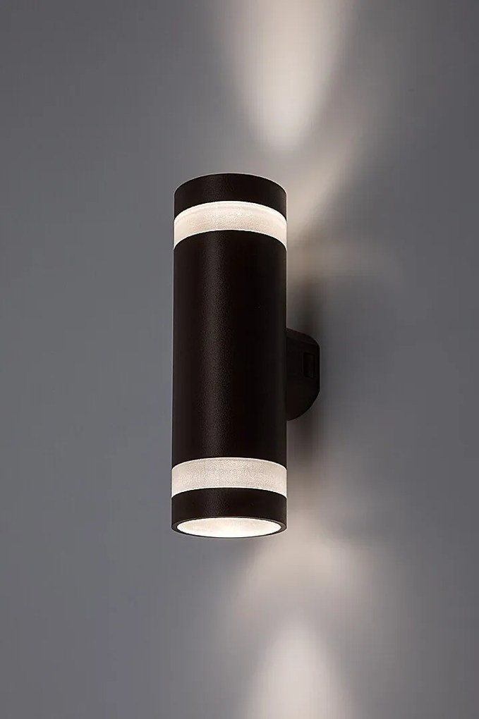 Aplica LED CCT perete exterior IP65 Urfa Line maro