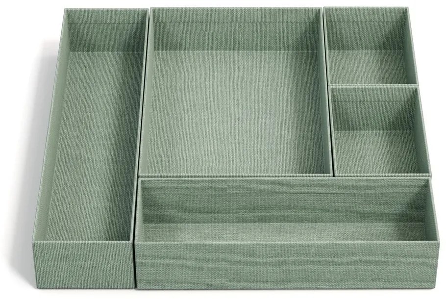 Organizatoare pentru sertare 5 buc. din carton Emma Paper Laminate – Bigso