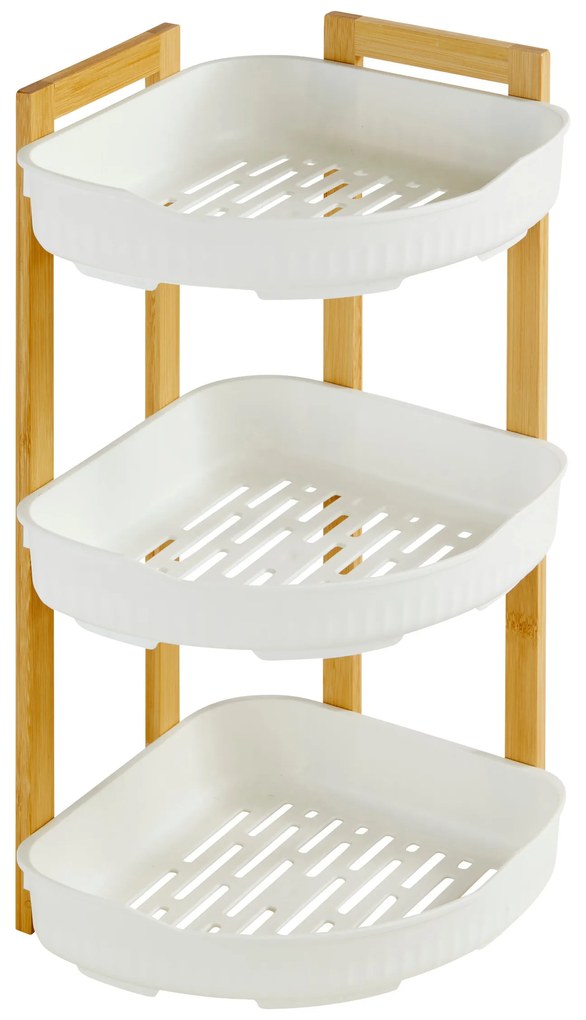 Organizator de colț pentru duș NATUREO, 29 x 22 x 45 cm