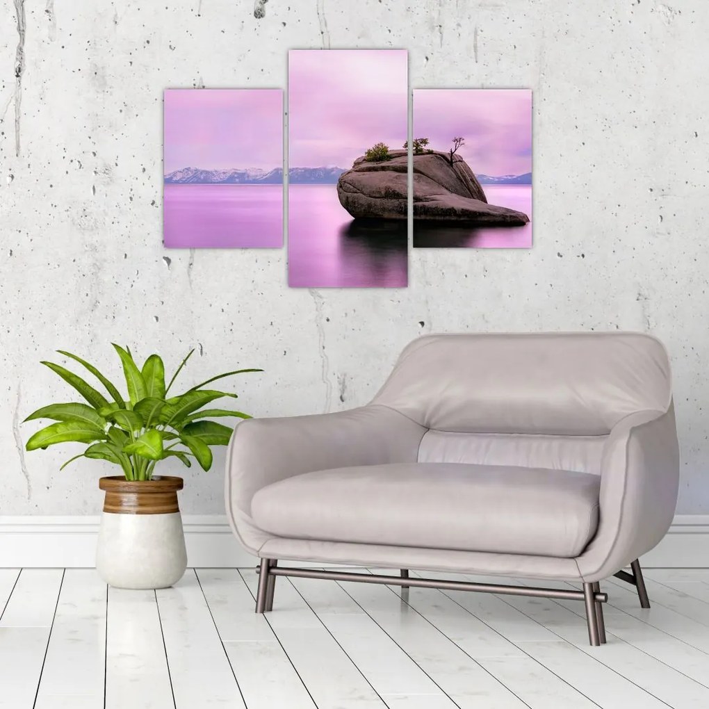 Tablou cu piata în mare (90x60 cm)