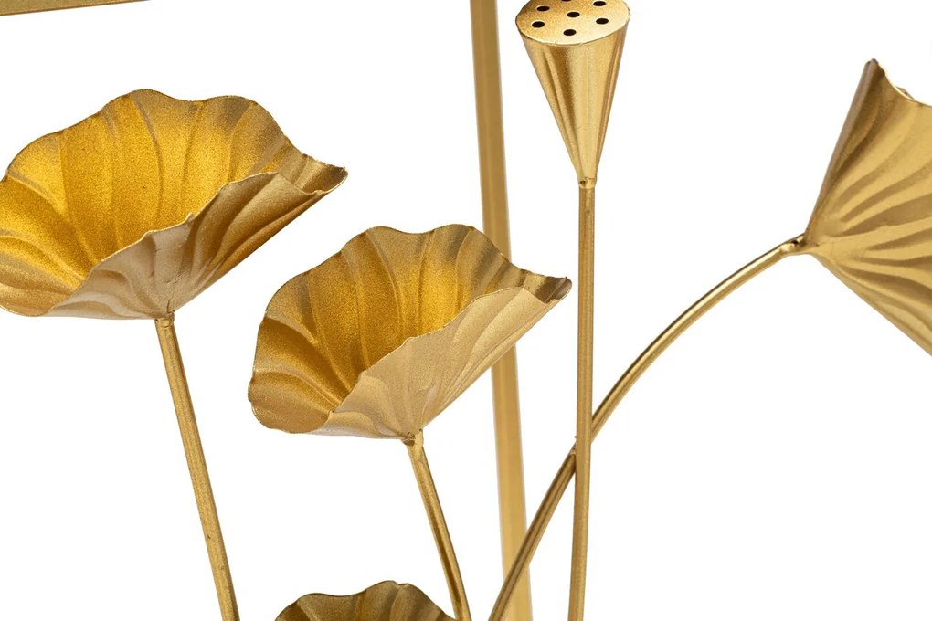 Consola, Flow, Mauro Ferretti, 120 x 40 x 80 cm, fier/MDF/oglinda, auriu