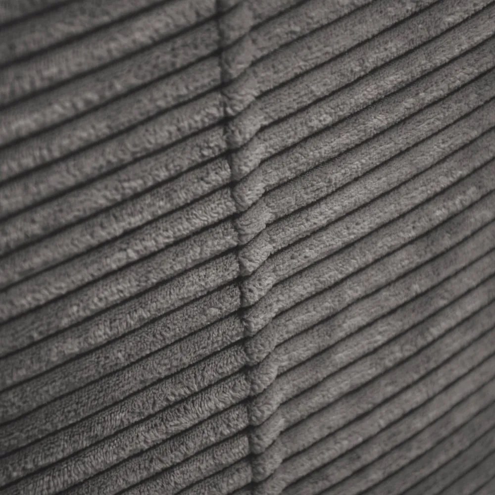 Fotoliu bean bag albastru cu tapițerie din catifea reiată Om 110 – SLOWDOWN