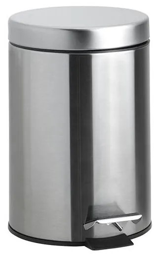 Coș de gunoi din inox, argintiu, 17x25,5 cm