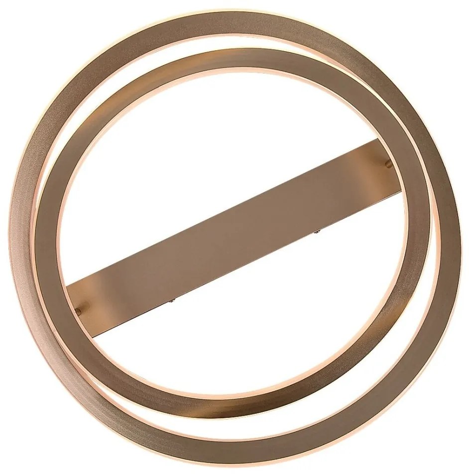 Plafoniera LED din metal auriu Kallira