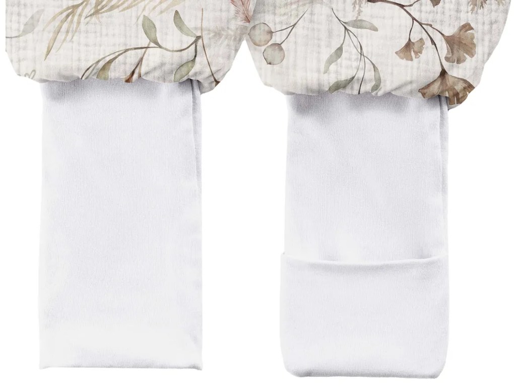 Sac de dormit cu picioare, bumbac muselina 0.5 Tog, Boho, S 86 92 98, 12-36 luni