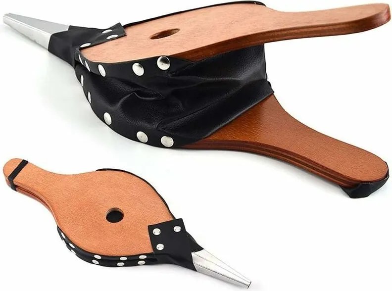 Pompa manuala pentru semineu/gratar Master Grill & Party MG119, 37,7 cm, Design vintage, Maro