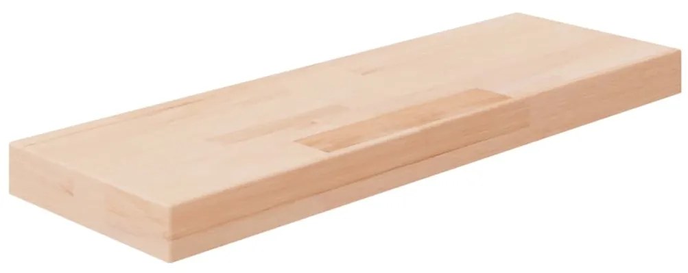 vidaXL Poliță, 60x20x4 cm, lemn masiv de stejar netratat