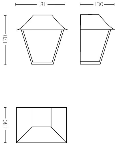 Philips 16494/30/PN - Aplica perete exterior MYGARDEN ALPENGLOW E27/42W