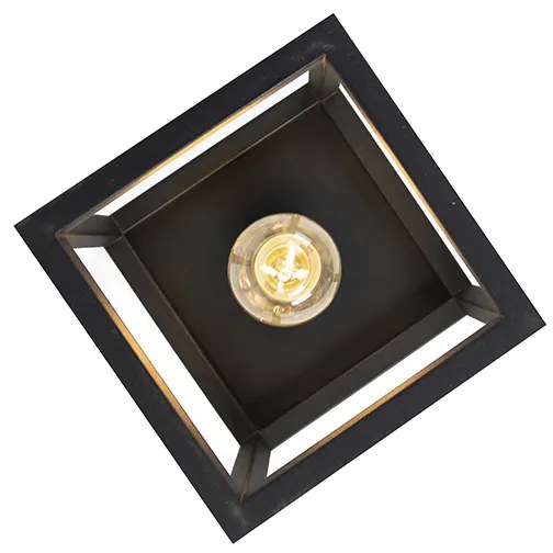 Plafonieră inteligentă industrială neagră cu WiFi A60 - Cage