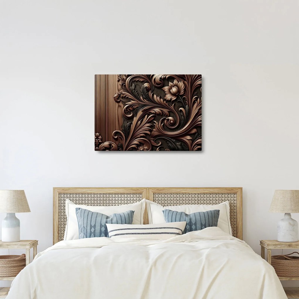 Tablou - Model din lemn (70x50 cm)