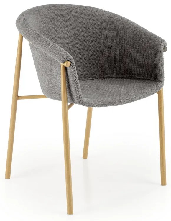 Scaun de bucaterie Lester, gri