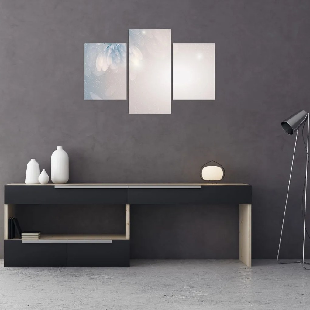 Tablou - Flori înzăpezite (90x60 cm)