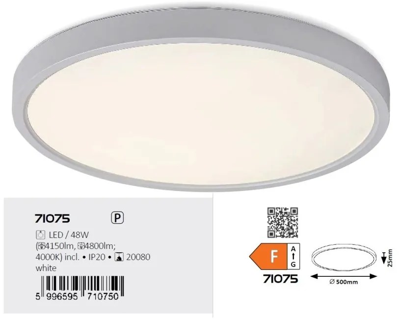 Plafoniera LED design slim, Paulos D 50cm