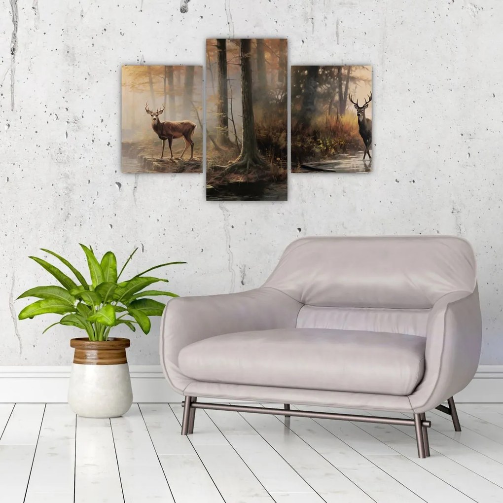 Tablou - Vintage pictura wildlife (90x60 cm)