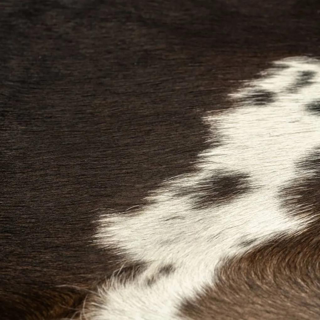 Covor din piele de vaca naturala, negru, 150 x 170 cm Negru