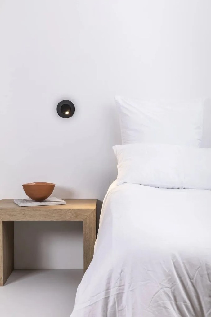 Spot incastrabil cu reader LED directionabil CLICK Black