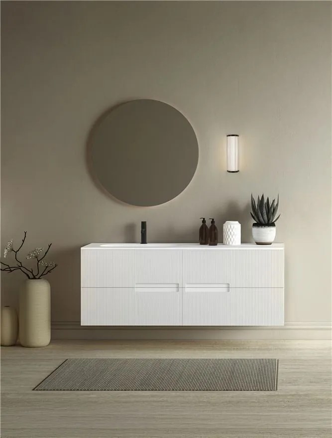 Aplica de perete LED baie IP44 VITREE negru