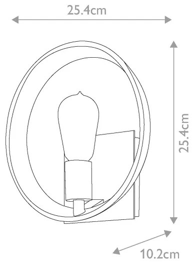 Aplică THEATER ROW 1xE27/60W/230V Quoizel