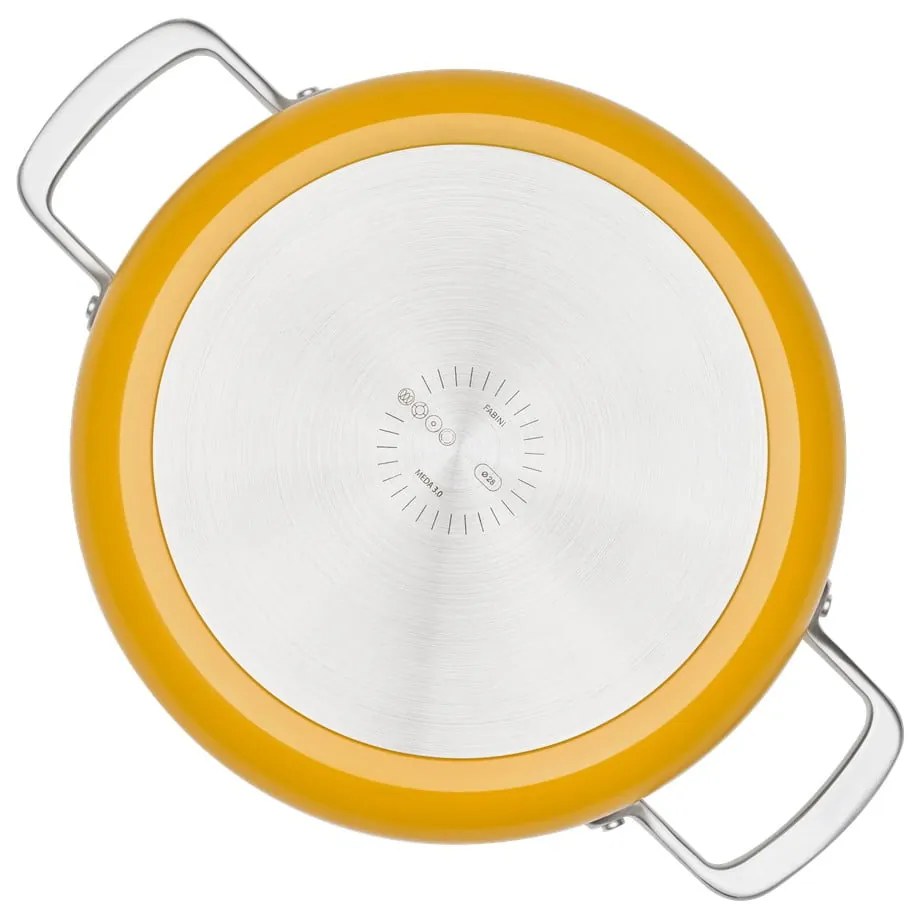 Tigaie cu capac/cu suprafață ceramică ø 28 cm tegame Meda 3.0 – FABINI