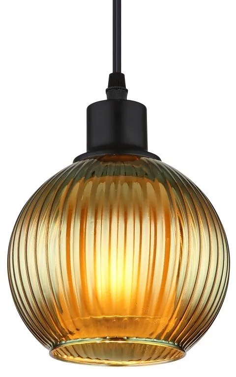 Pendul design modern ZUMBA negru/verde
