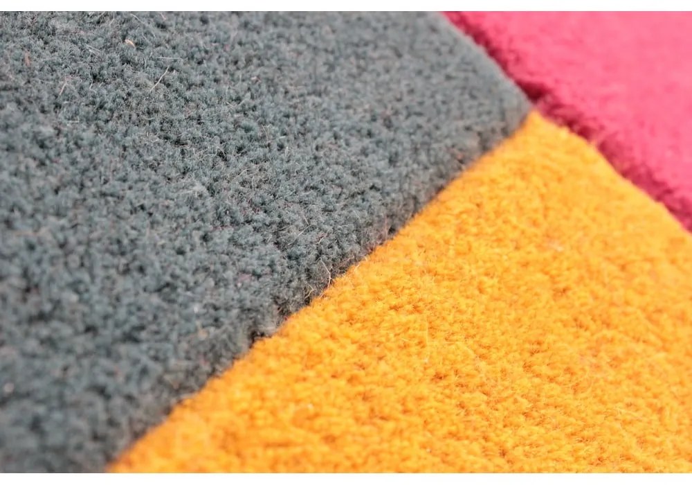 Covor tip traversă din lână Flair Rugs Collage, 66 x 300 cm