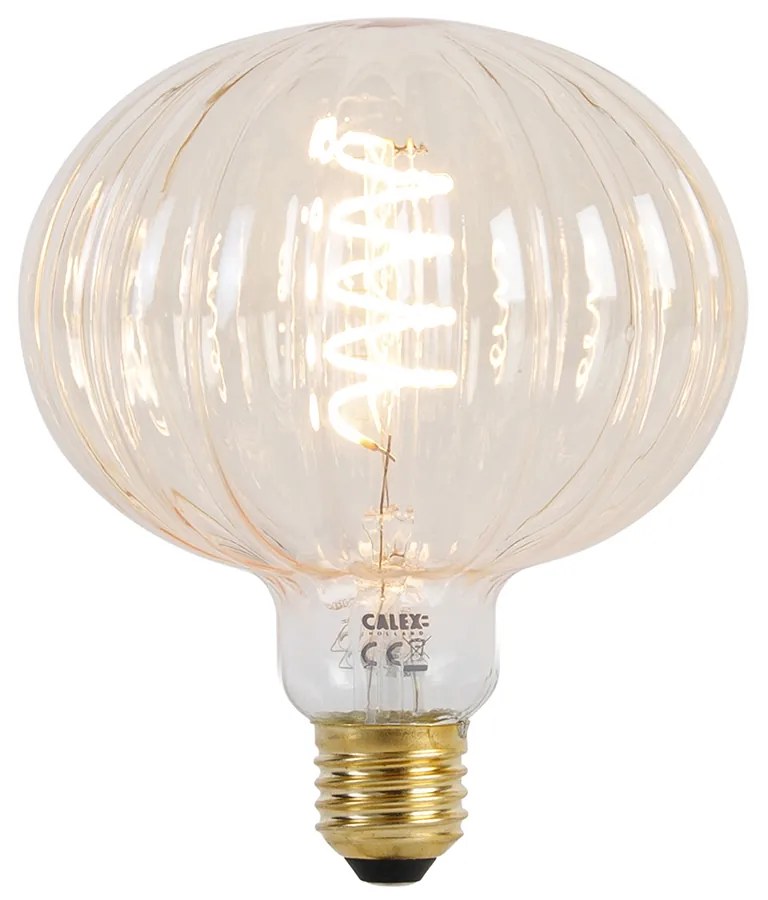 Bec LED cu dimmer E27 G125 chihlimbar 4W 200lm 2000K