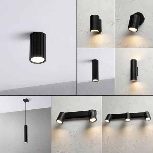 Brilagi - Spot CRISPINA 1xGU10/10W/230V, 10 cm, negru