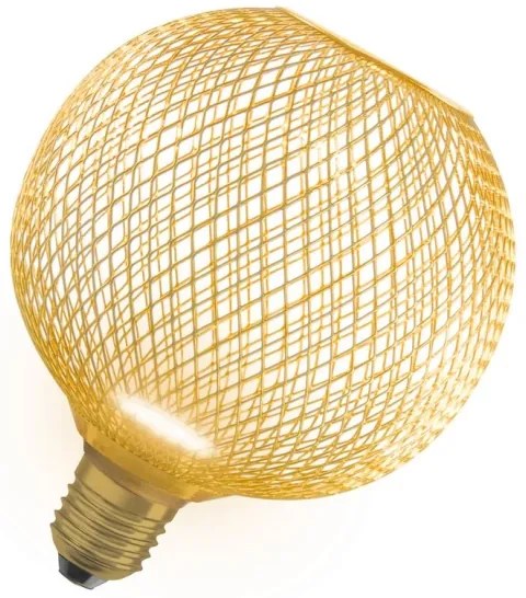 Bec LED Osram DECOR FLAT G125 E27/3,5W/230V 2700K auriu