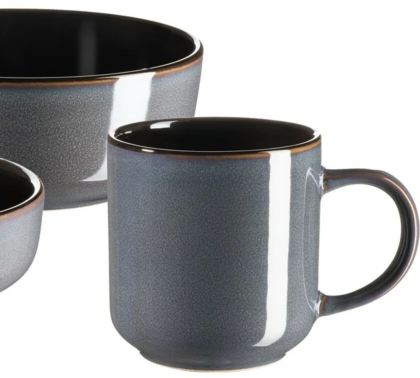 Set de masă Mäser 10 piese ALENIA, albastru