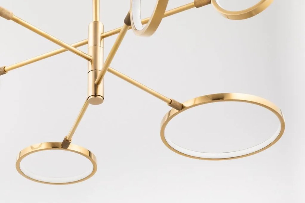 Lustra LED dimabila design modern SATURN