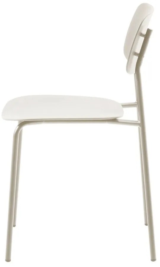 Scaune de dining albe 2 buc. Kirkland – Unique Furniture