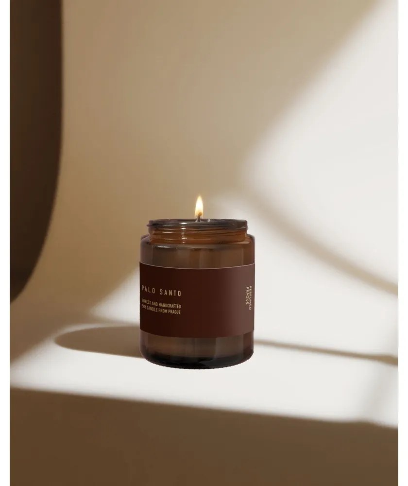 Lumânare parfumată din ceară de soia #101 Palo Santo – Perfumed Prague