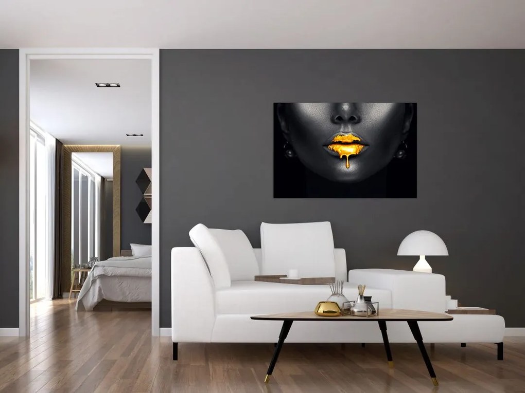 Tablou - Buzele femeii (90x60 cm)