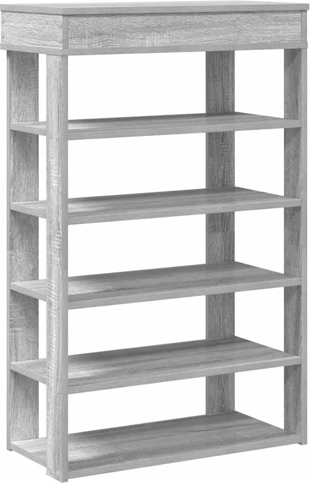 vidaXL Pantofar, gri sonoma, 60x30x98 cm, lemn prelucrat