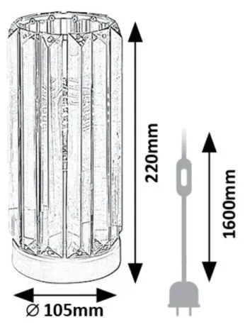 Veioza, Lampa de masa design modern Veness