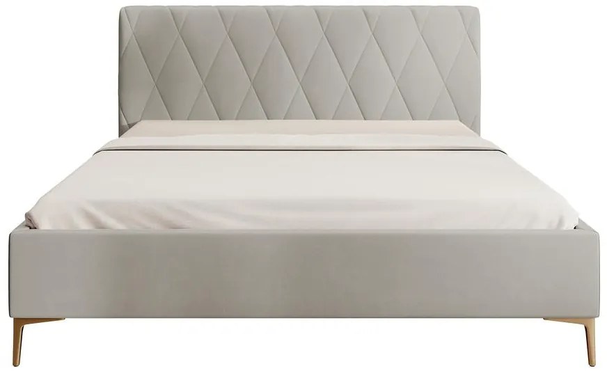 Pat matrimonial 180 cm Tikka 180 (crem + auriu). 1099411