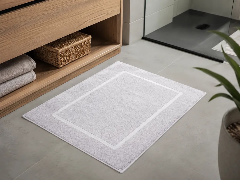 Covoras baie pentru hoteluri 750g/m2 alb