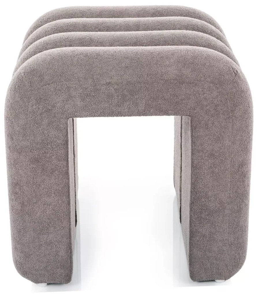 Taburet design gri TICA