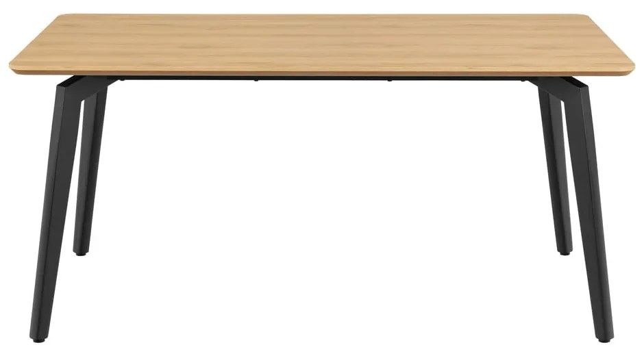 Masă de dining cu blat cu aspect de lemn de stejar 90x160 cm Cadiz – Actona