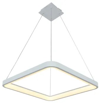 Brilagi - lustra suspendată pe cablu FALCON SLIM LED dimabil/50W/230V 50x50 cm alb + telecomandă