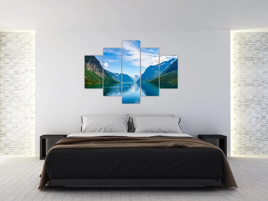 Tablou - Lacul Lovatnet (150x105 cm)